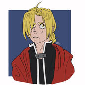 Edward Elric Flat Color